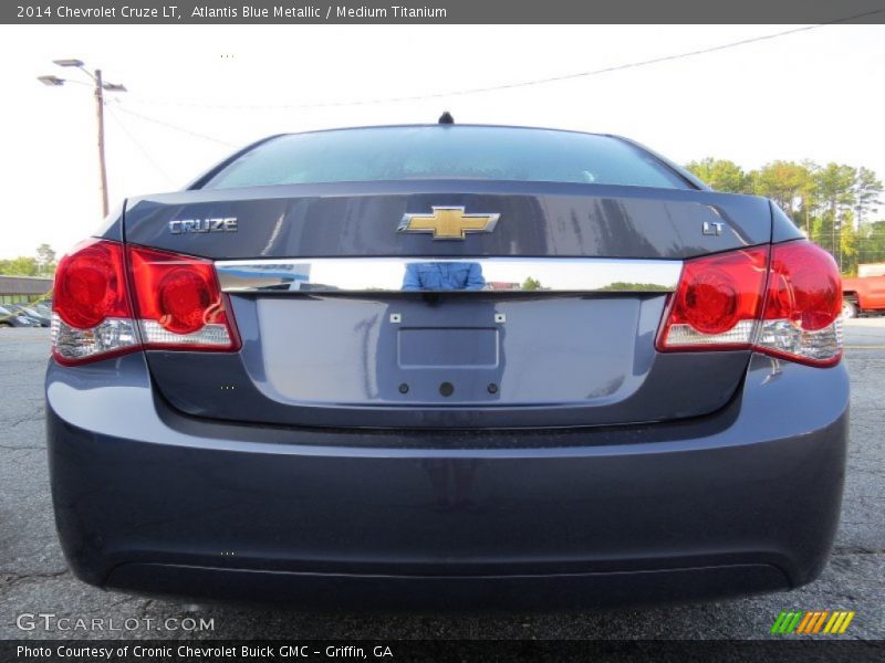 Atlantis Blue Metallic / Medium Titanium 2014 Chevrolet Cruze LT