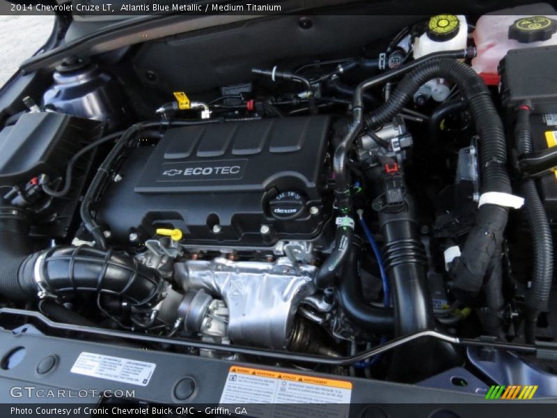 Atlantis Blue Metallic / Medium Titanium 2014 Chevrolet Cruze LT