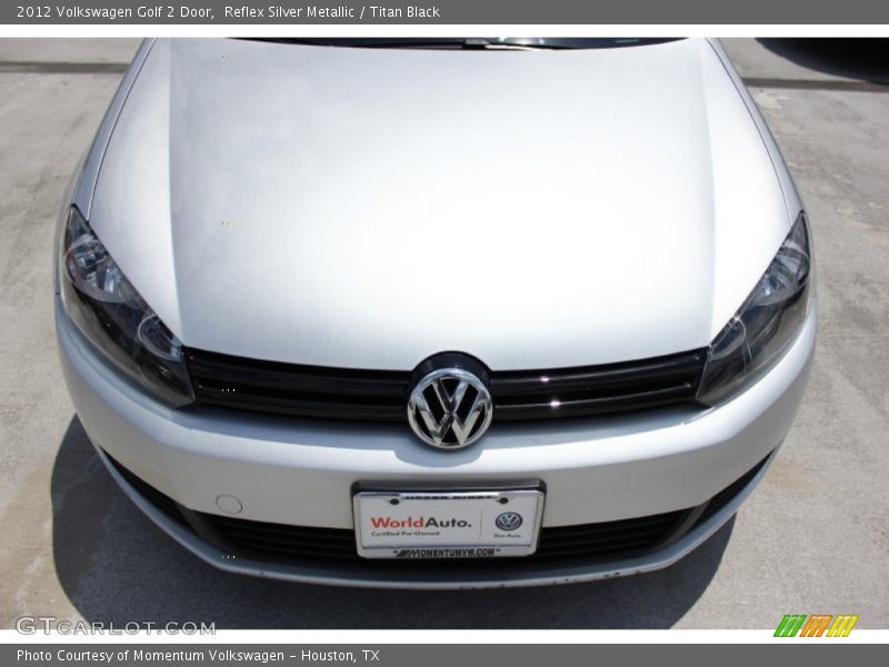 Reflex Silver Metallic / Titan Black 2012 Volkswagen Golf 2 Door
