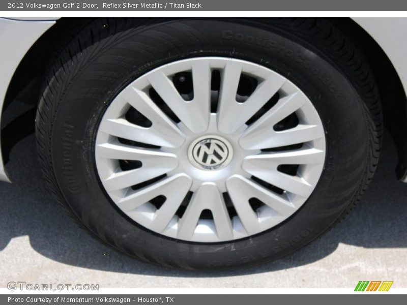 Reflex Silver Metallic / Titan Black 2012 Volkswagen Golf 2 Door