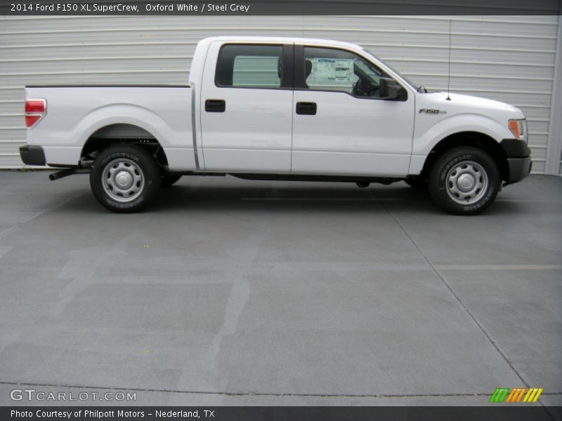 Oxford White / Steel Grey 2014 Ford F150 XL SuperCrew