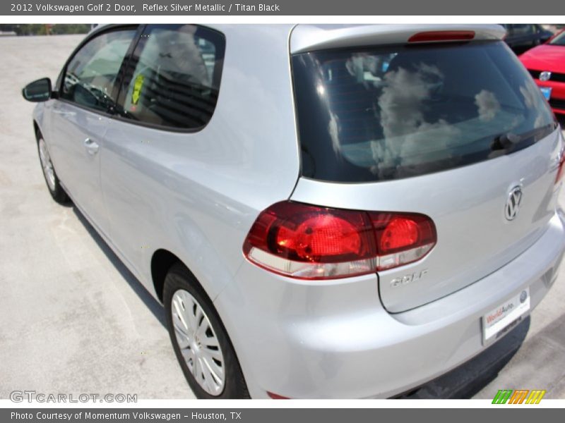 Reflex Silver Metallic / Titan Black 2012 Volkswagen Golf 2 Door