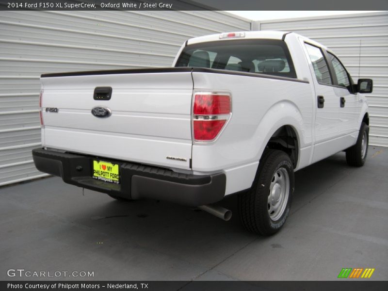 Oxford White / Steel Grey 2014 Ford F150 XL SuperCrew