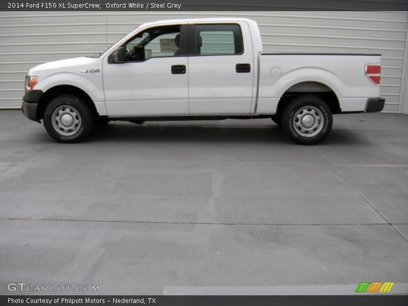 Oxford White / Steel Grey 2014 Ford F150 XL SuperCrew
