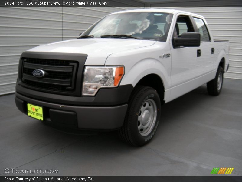 Oxford White / Steel Grey 2014 Ford F150 XL SuperCrew