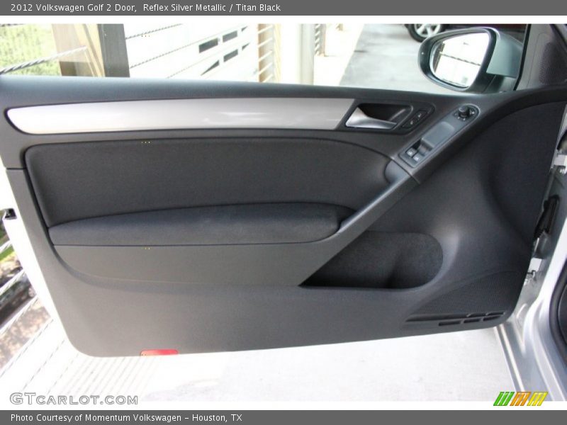 Reflex Silver Metallic / Titan Black 2012 Volkswagen Golf 2 Door
