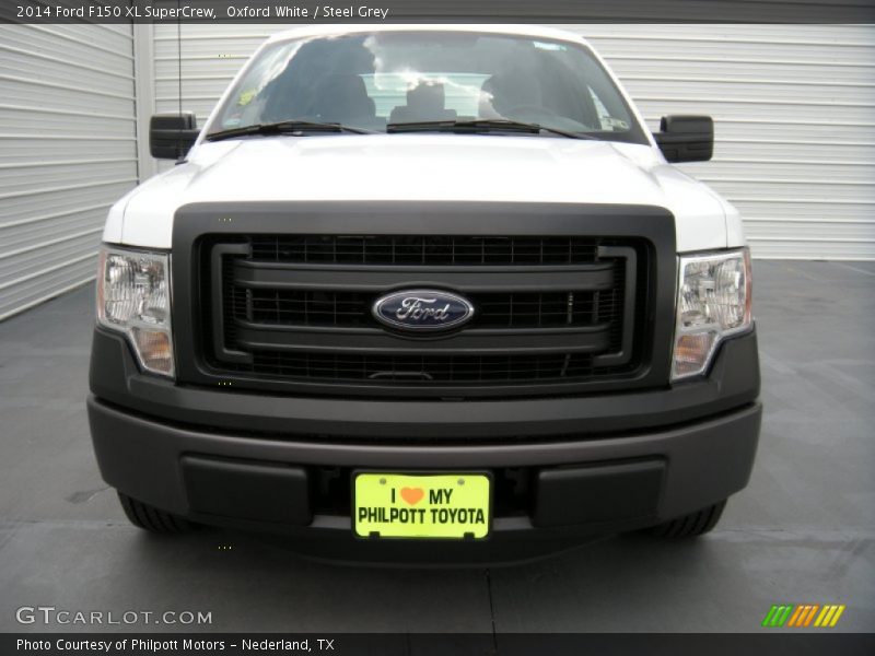 Oxford White / Steel Grey 2014 Ford F150 XL SuperCrew
