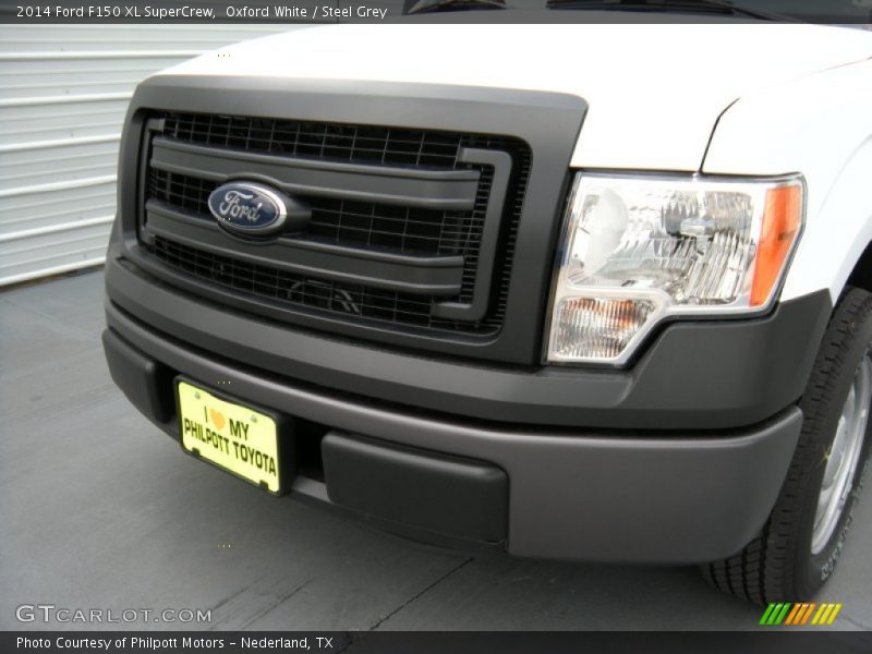 Oxford White / Steel Grey 2014 Ford F150 XL SuperCrew