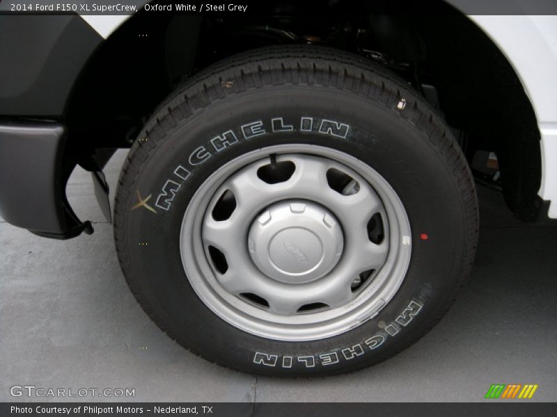 Oxford White / Steel Grey 2014 Ford F150 XL SuperCrew