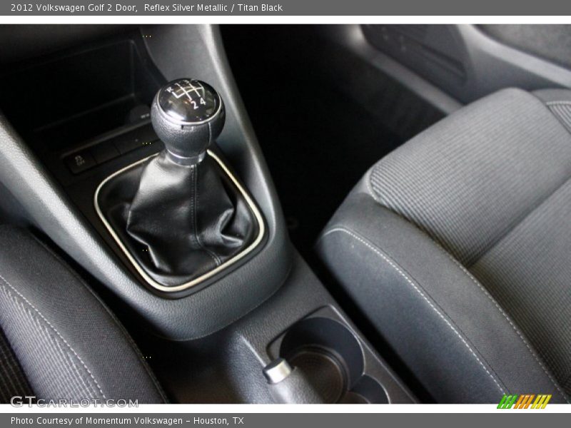 Reflex Silver Metallic / Titan Black 2012 Volkswagen Golf 2 Door
