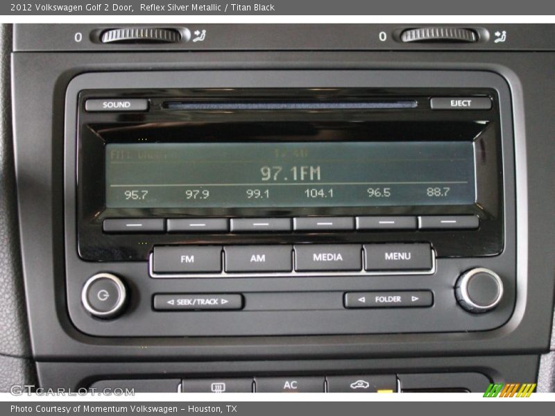 Reflex Silver Metallic / Titan Black 2012 Volkswagen Golf 2 Door