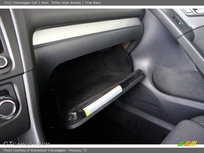 Reflex Silver Metallic / Titan Black 2012 Volkswagen Golf 2 Door