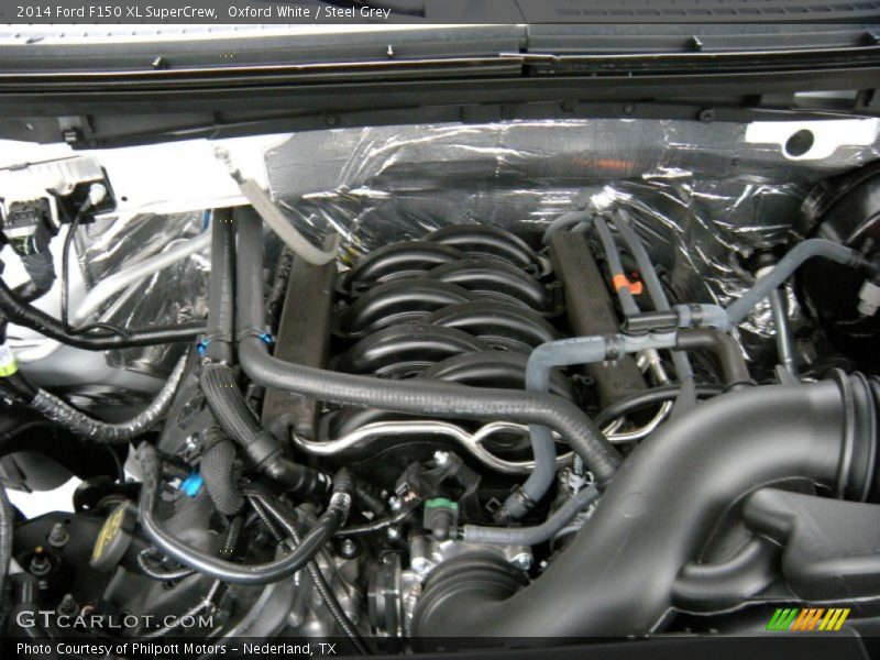 Oxford White / Steel Grey 2014 Ford F150 XL SuperCrew