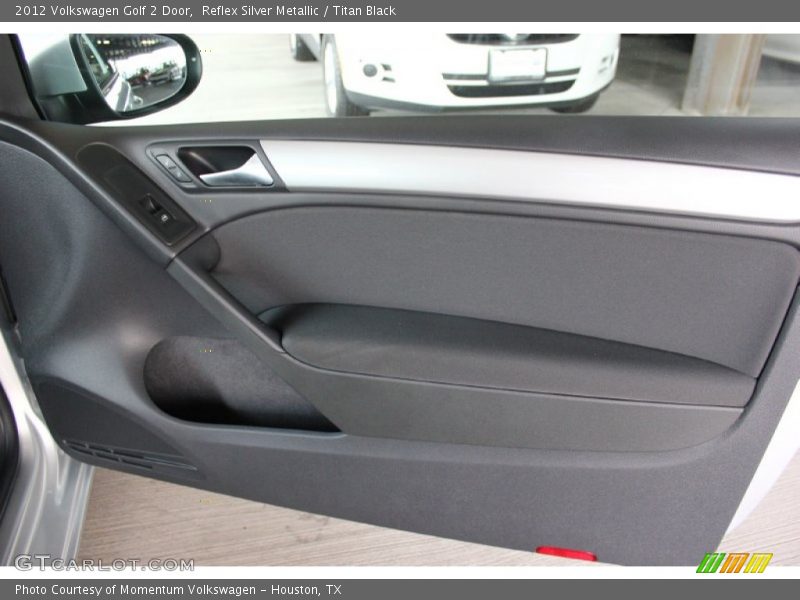 Reflex Silver Metallic / Titan Black 2012 Volkswagen Golf 2 Door