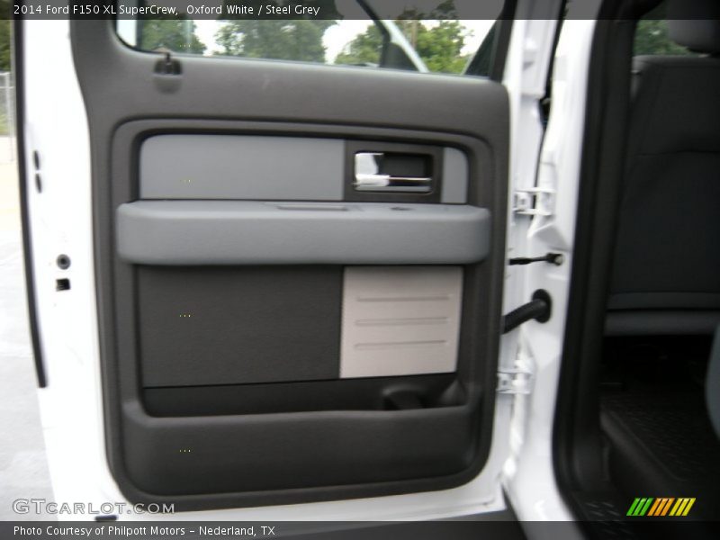 Oxford White / Steel Grey 2014 Ford F150 XL SuperCrew