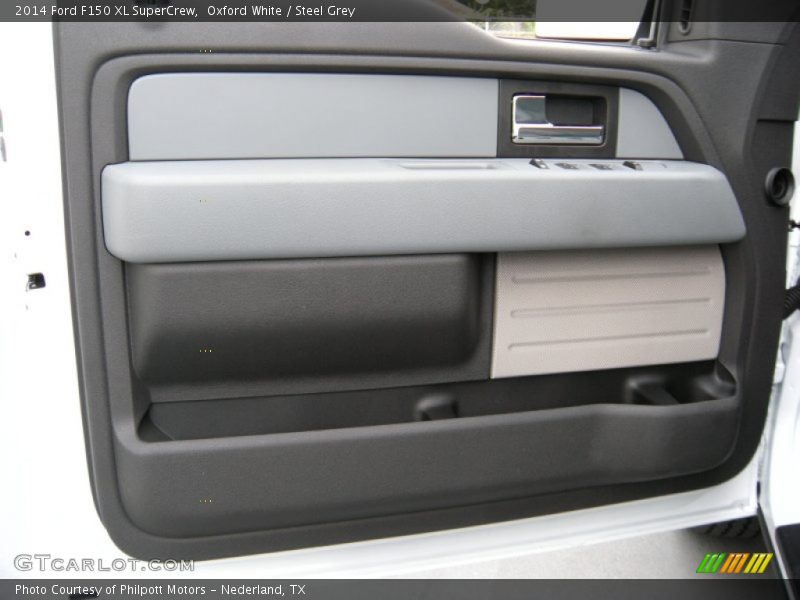 Oxford White / Steel Grey 2014 Ford F150 XL SuperCrew