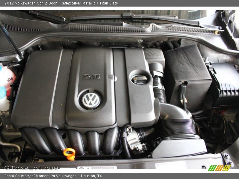 Reflex Silver Metallic / Titan Black 2012 Volkswagen Golf 2 Door