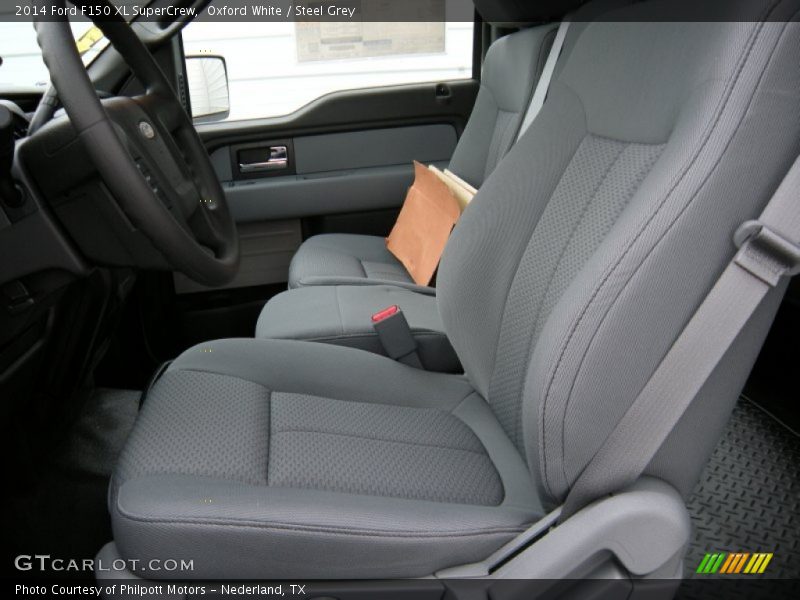 Oxford White / Steel Grey 2014 Ford F150 XL SuperCrew