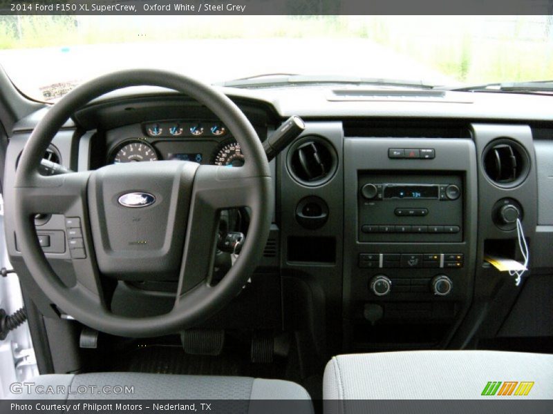 Oxford White / Steel Grey 2014 Ford F150 XL SuperCrew