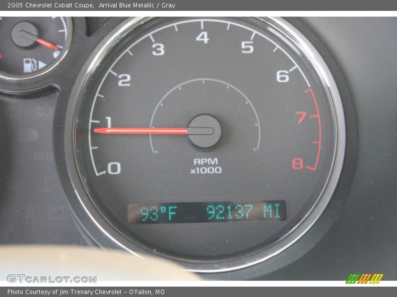 Arrival Blue Metallic / Gray 2005 Chevrolet Cobalt Coupe