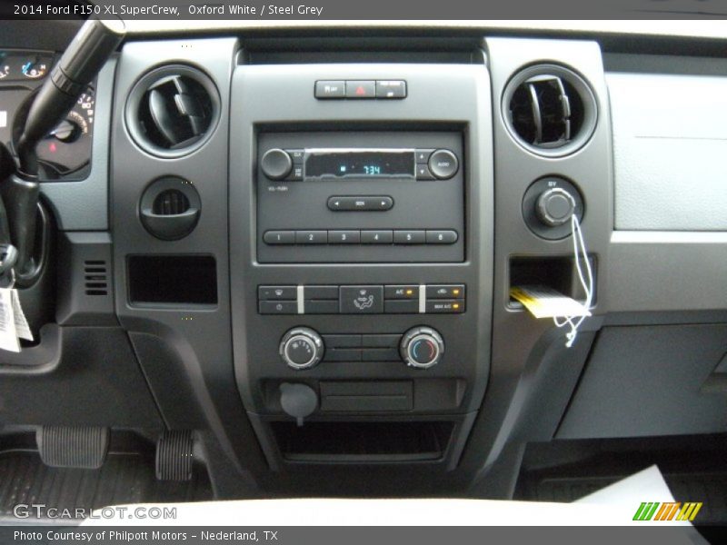 Oxford White / Steel Grey 2014 Ford F150 XL SuperCrew