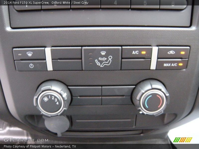 Oxford White / Steel Grey 2014 Ford F150 XL SuperCrew