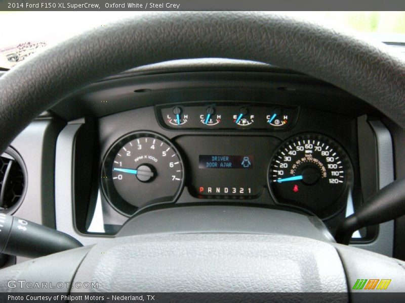 Oxford White / Steel Grey 2014 Ford F150 XL SuperCrew