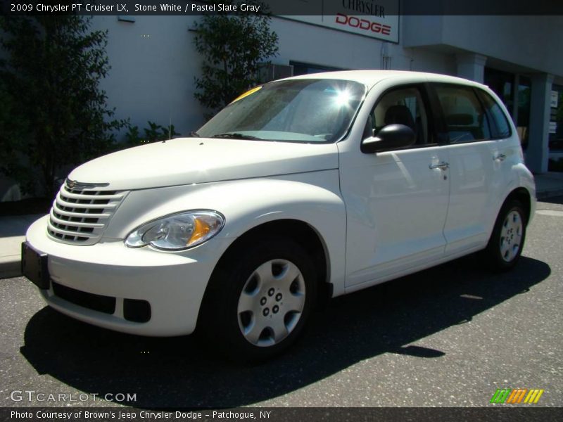Stone White / Pastel Slate Gray 2009 Chrysler PT Cruiser LX