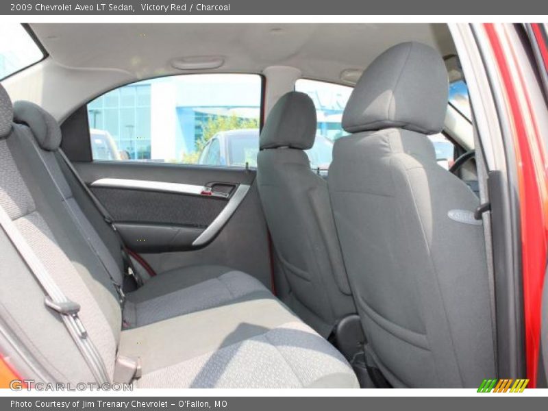 Victory Red / Charcoal 2009 Chevrolet Aveo LT Sedan