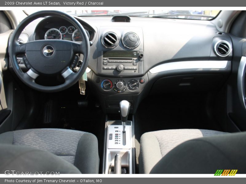 Victory Red / Charcoal 2009 Chevrolet Aveo LT Sedan