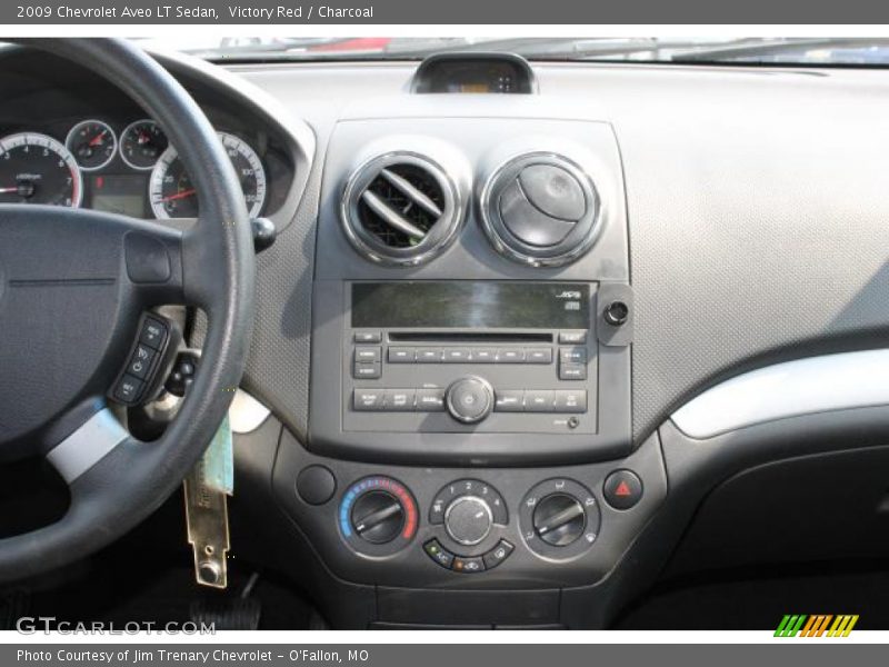 Victory Red / Charcoal 2009 Chevrolet Aveo LT Sedan