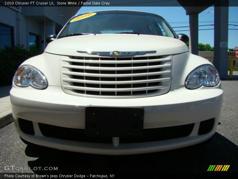 Stone White / Pastel Slate Gray 2009 Chrysler PT Cruiser LX