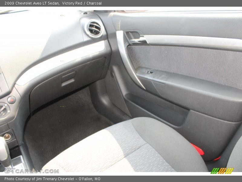 Victory Red / Charcoal 2009 Chevrolet Aveo LT Sedan