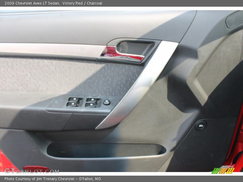 Victory Red / Charcoal 2009 Chevrolet Aveo LT Sedan