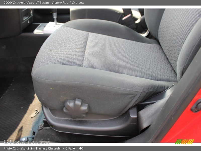 Victory Red / Charcoal 2009 Chevrolet Aveo LT Sedan