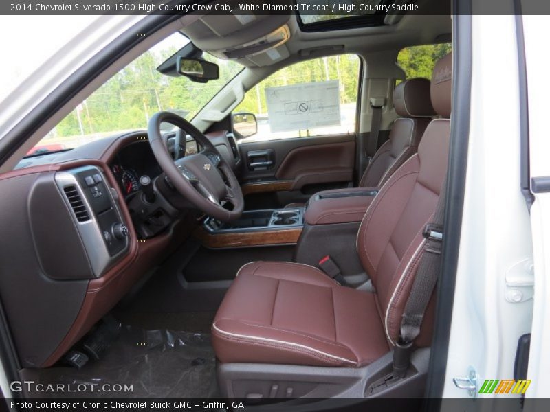 White Diamond Tricoat / High Country Saddle 2014 Chevrolet Silverado 1500 High Country Crew Cab