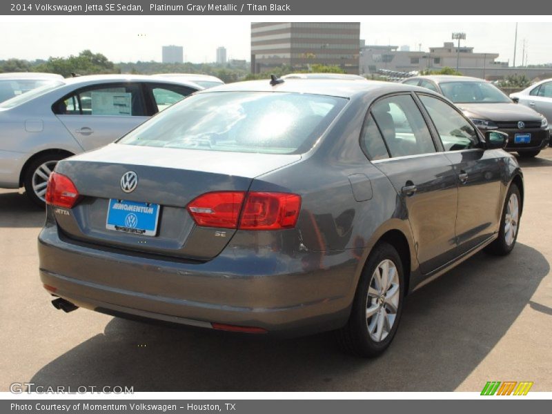 Platinum Gray Metallic / Titan Black 2014 Volkswagen Jetta SE Sedan