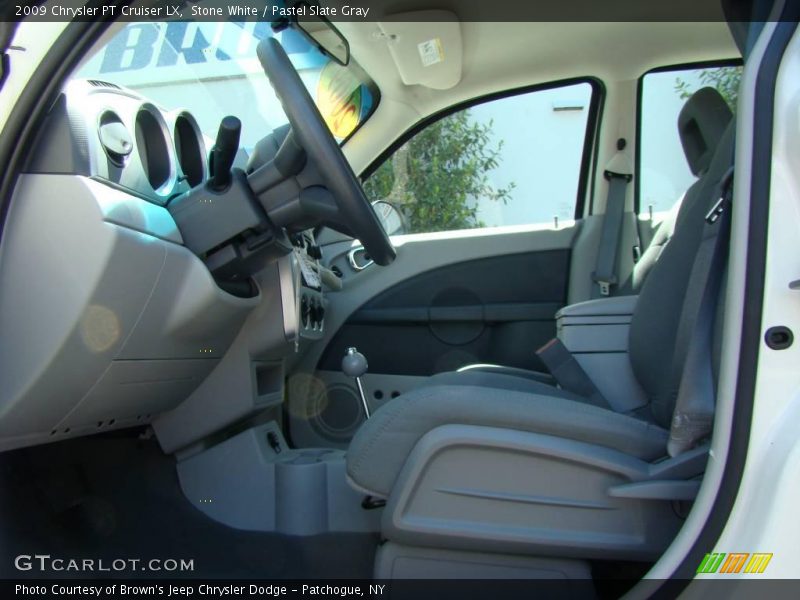 Stone White / Pastel Slate Gray 2009 Chrysler PT Cruiser LX