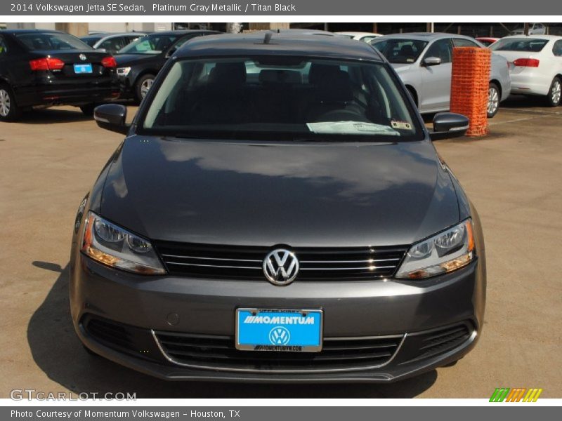 Platinum Gray Metallic / Titan Black 2014 Volkswagen Jetta SE Sedan