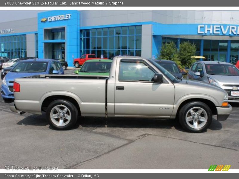 Sandalwood Metallic / Graphite 2003 Chevrolet S10 LS Regular Cab