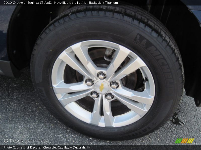 Navy Blue Metallic / Jet Black/Light Titanium 2010 Chevrolet Equinox LT AWD