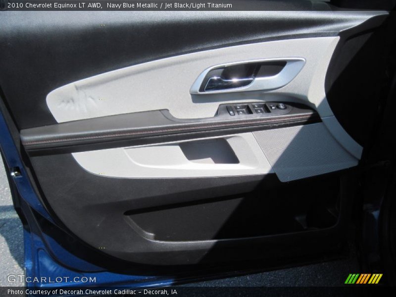 Navy Blue Metallic / Jet Black/Light Titanium 2010 Chevrolet Equinox LT AWD