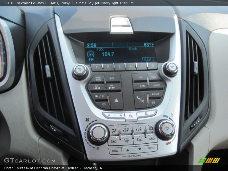 Navy Blue Metallic / Jet Black/Light Titanium 2010 Chevrolet Equinox LT AWD