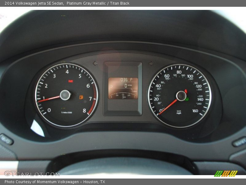 Platinum Gray Metallic / Titan Black 2014 Volkswagen Jetta SE Sedan