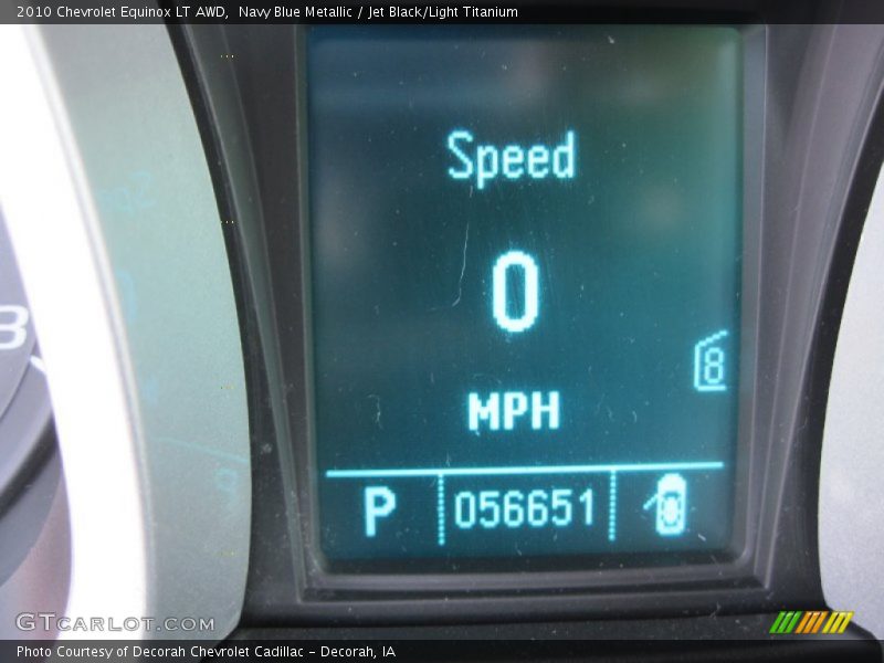 Navy Blue Metallic / Jet Black/Light Titanium 2010 Chevrolet Equinox LT AWD