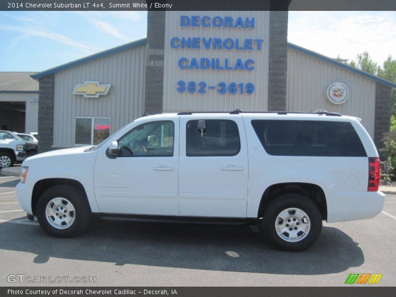 Summit White / Ebony 2014 Chevrolet Suburban LT 4x4