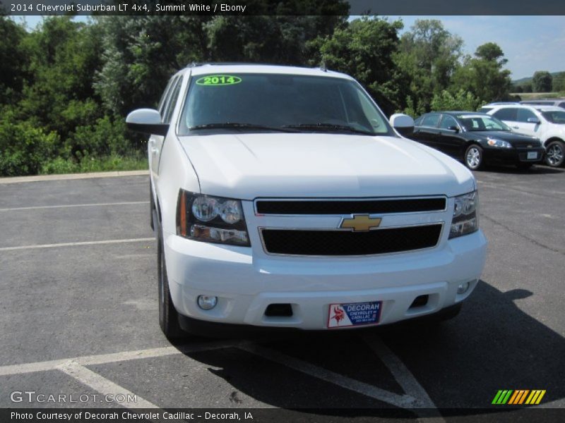 Summit White / Ebony 2014 Chevrolet Suburban LT 4x4