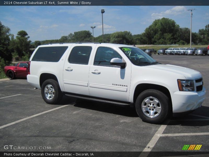 Summit White / Ebony 2014 Chevrolet Suburban LT 4x4