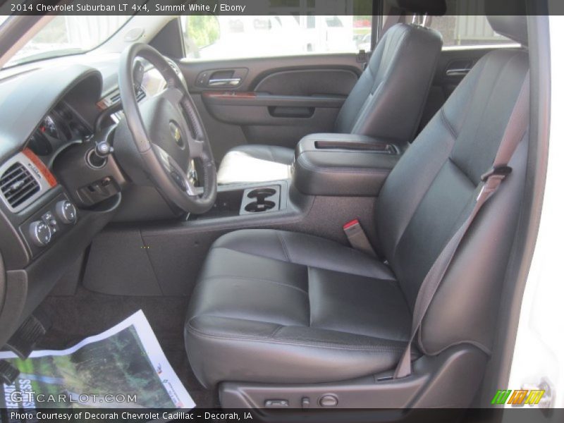 Summit White / Ebony 2014 Chevrolet Suburban LT 4x4