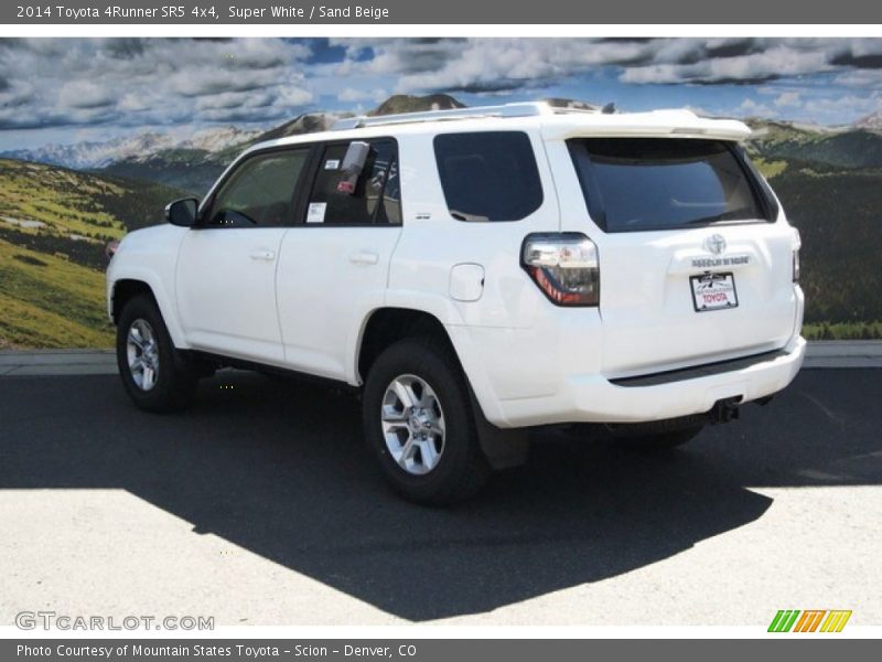Super White / Sand Beige 2014 Toyota 4Runner SR5 4x4